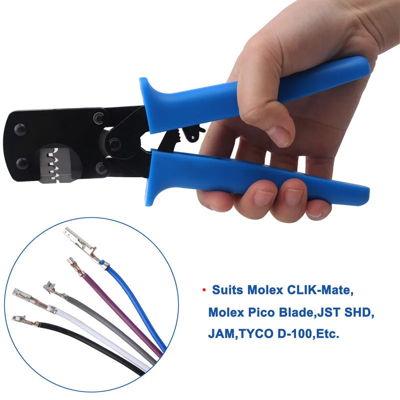 Small High-carbon Steel Crimper 1.0 Spacing 1.25 Ratchet Terminal Crimper Crimping Pliers Wire Cutting Jaws Tools
Small High-carbon Steel Crimper 1.0 Spacing 1.25 Ratchet Terminal Crimper Crimping Pliers Wire Cutting Jaws Tools