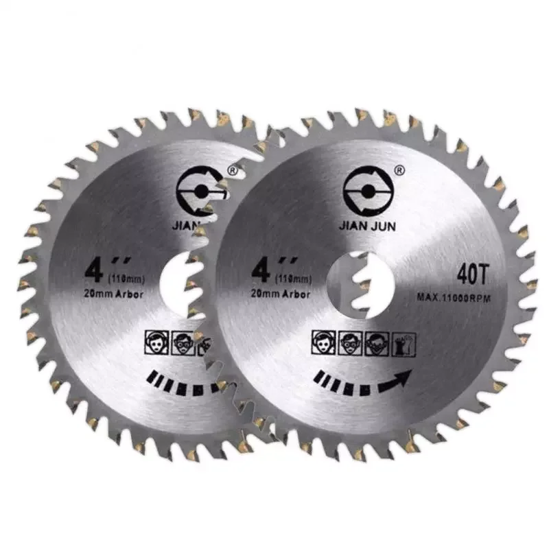 NEW Blade Diameter 110mm 30/40 Teeth Circular Saw Blade Angle Grinder Saw Disc Carbide Tipped Wood Cutter Wood Cutting Disc
NEW Blade Diameter 110mm 30/40 Teeth Circular Saw Blade Angle Grinder Saw Disc Carbide Tipped Wood Cutter Wood Cutting Disc