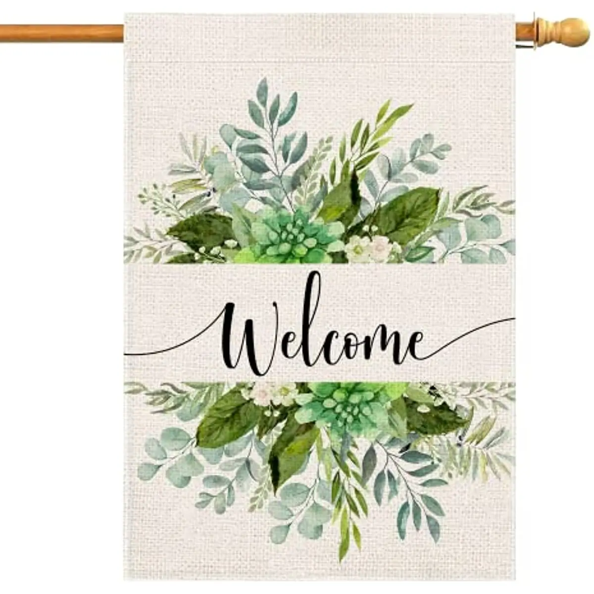 New Floral Welcome Flag Double Sided Burlap Large Vertical House Flag Spring Summer Seasonal Outside Decor Garden Yard Farmhouse
New Floral Welcome Flag Double Sided Burlap Large Vertical House Flag Spring Summer Seasonal Outside Decor Garden Yard Farmhouse
