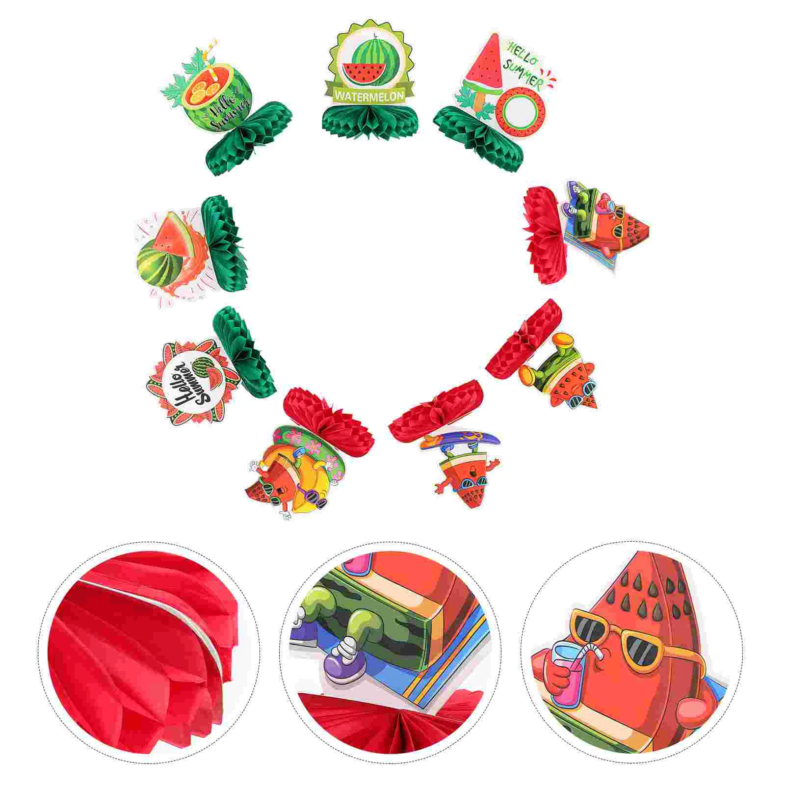 1 Набор бумажных украшений, сотовые украшения, украшения для арбуза, настольные украшения, летние сотовые украшения для летнего домашнего и...
1 Набор бумажных украшений, сотовые украшения, украшения для арбуза, настольные украшения, летние сотовые украшения для летнего домашнего и...