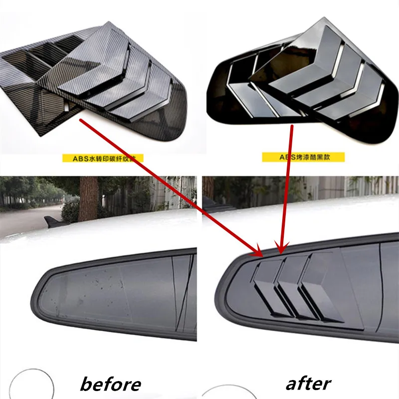 2pcs/lot Car stickers carbon fiber ABS material Rear window sports air vent shutter for 2009-2017 Volkswagen VW Scirocco
2pcs/lot Car stickers carbon fiber ABS material Rear window sports air vent shutter for 2009-2017 Volkswagen VW Scirocco