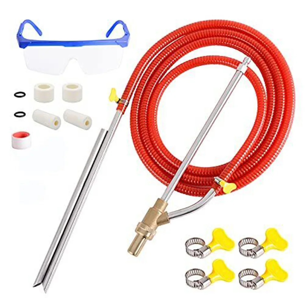 High Quality For Pressure Washer Sandblasting Kit for Effective Cleaning Includes Hose Wand Sand Wand Goggle Clamps Nozzles
High Quality For Pressure Washer Sandblasting Kit for Effective Cleaning Includes Hose Wand Sand Wand Goggle Clamps Nozzles