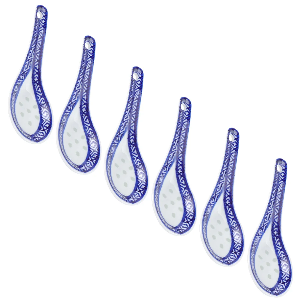 6 Pcs Blue White Porcelain Spoon Chinese Spoons Porcelain Soup Spoons Buffet Kitchen Spoon Ceramics Won Ton Soup Spoon
6 Pcs Blue White Porcelain Spoon Chinese Spoons Porcelain Soup Spoons Buffet Kitchen Spoon Ceramics Won Ton Soup Spoon