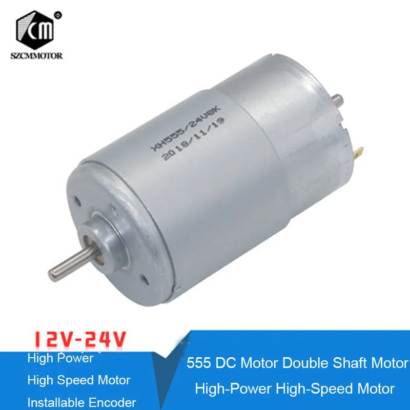 555 Dc Motor Double Ball Bearing Strong Magnetic Non-Serial Silent Large Torque Table Saw Electric Drill Electric Grinding Motor
555 Dc Motor Double Ball Bearing Strong Magnetic Non-Serial Silent Large Torque Table Saw Electric Drill Electric Grinding Motor