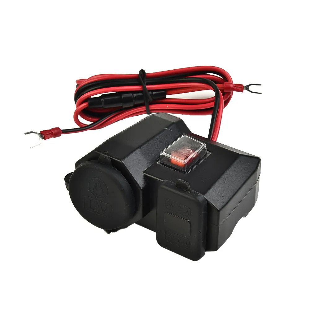 Motorcycle Cigarette Lighter Socket Outlet Dual USB Charger USB Charger GPS PSP Power Adapter Socket&Voltmeter
Motorcycle Cigarette Lighter Socket Outlet Dual USB Charger USB Charger GPS PSP Power Adapter Socket&Voltmeter