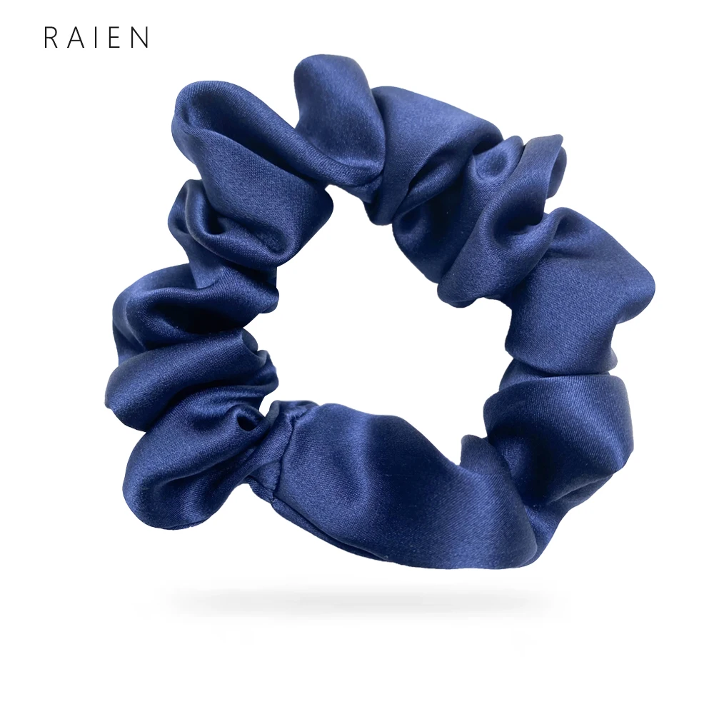 

100% Real Mulberry Silk Large Scrunchies Ropes Hair Bands Ties Gum Elastics Ponytail Holders for Women Girls Hair Accessores