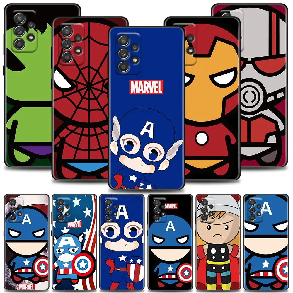 Cartoon Cute Avengers heroes Funda Case for Samsung A73 A53 A33 A23 A52 A72 A22 A32 A12 A42 A71 A51 A91 A41 A31 A21S 4G 5G Case
Cartoon Cute Avengers heroes Funda Case for Samsung A73 A53 A33 A23 A52 A72 A22 A32 A12 A42 A71 A51 A91 A41 A31 A21S 4G 5G Case