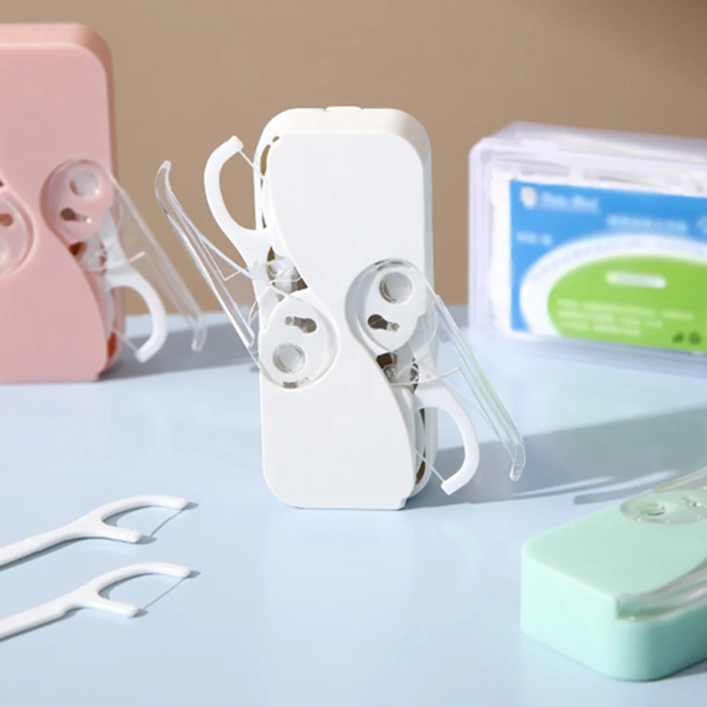 Portable Floss Storage Box Automatic Mini Floss Dispenser Teeth Pick Case With 12 Floss Sticks Dental Floss Organizer For Travel
Portable Floss Storage Box Automatic Mini Floss Dispenser Teeth Pick Case With 12 Floss Sticks Dental Floss Organizer For Travel