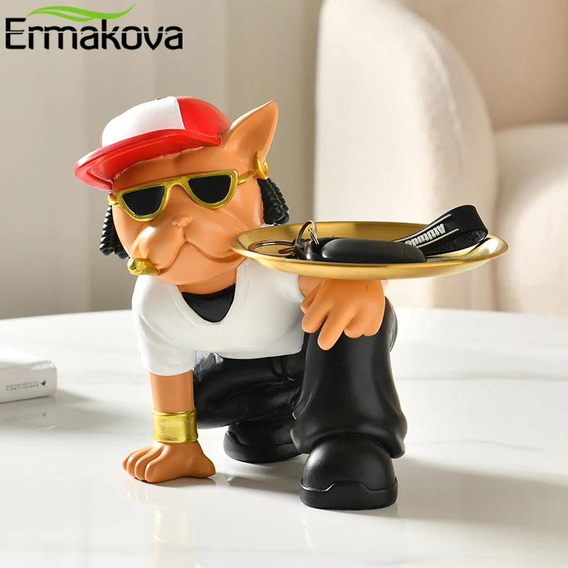 ERMAKOVA Pirate Bulldog Figurine Dog Statue Storage Box Animal Ornament Resin Craft Art Sculpture Figurine Home Puppy Sculpture
ERMAKOVA Pirate Bulldog Figurine Dog Statue Storage Box Animal Ornament Resin Craft Art Sculpture Figurine Home Puppy Sculpture