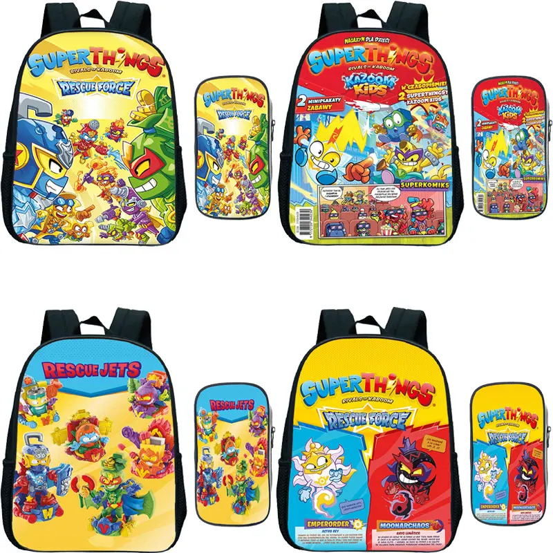 Superthings Rescue Force Backpack Pen Bag Children Kindergarten Bookbag Superzings Series 10 Schoolbag Kids Back To School Gifts
Superthings Rescue Force Backpack Pen Bag Children Kindergarten Bookbag Superzings Series 10 Schoolbag Kids Back To School Gifts