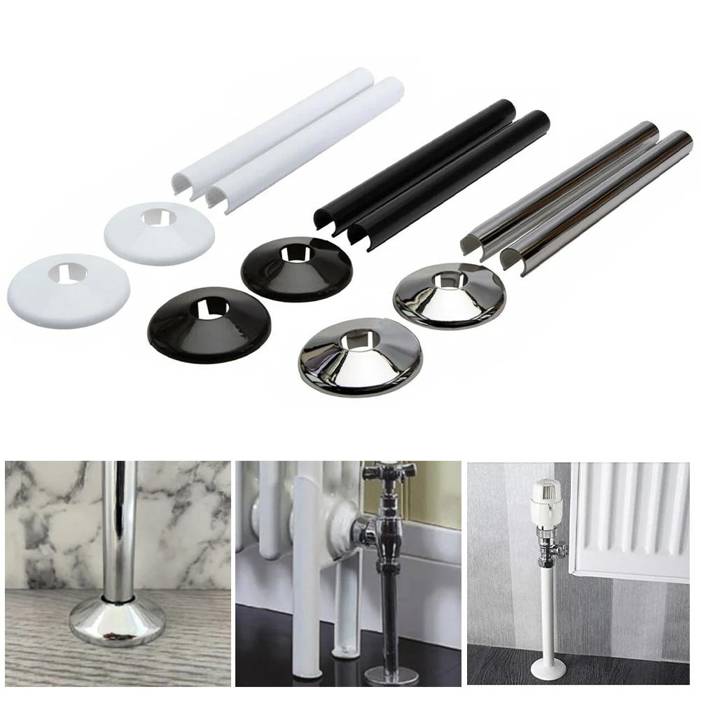 4sets Pipes Radiator Pipe Covers Sleeve 15mm Collars Cut For Bathroom Chrome Effec Pipeline Decorative Ring Accessories
4sets Pipes Radiator Pipe Covers Sleeve 15mm Collars Cut For Bathroom Chrome Effec Pipeline Decorative Ring Accessories