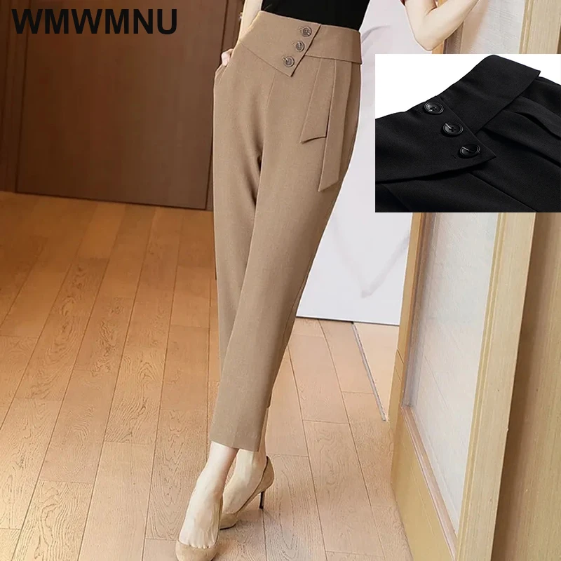 Work Design Baggy Solid Capris Suit Harem Pants For Women’s OL Office Straight Pant Femme New Streetwear Casual Daily Trousers
Work Design Baggy Solid Capris Suit Harem Pants For Women’s OL Office Straight Pant Femme New Streetwear Casual Daily Trousers