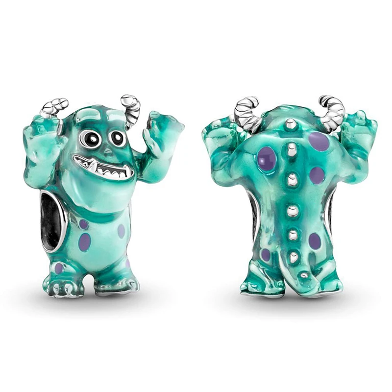 Authentic New 925 Sterling Silver Cute Cartoon Green Monster Charm Fit Original brand Bracelet Necklace Jewelry Women Berloque
Authentic New 925 Sterling Silver Cute Cartoon Green Monster Charm Fit Original brand Bracelet Necklace Jewelry Women Berloque