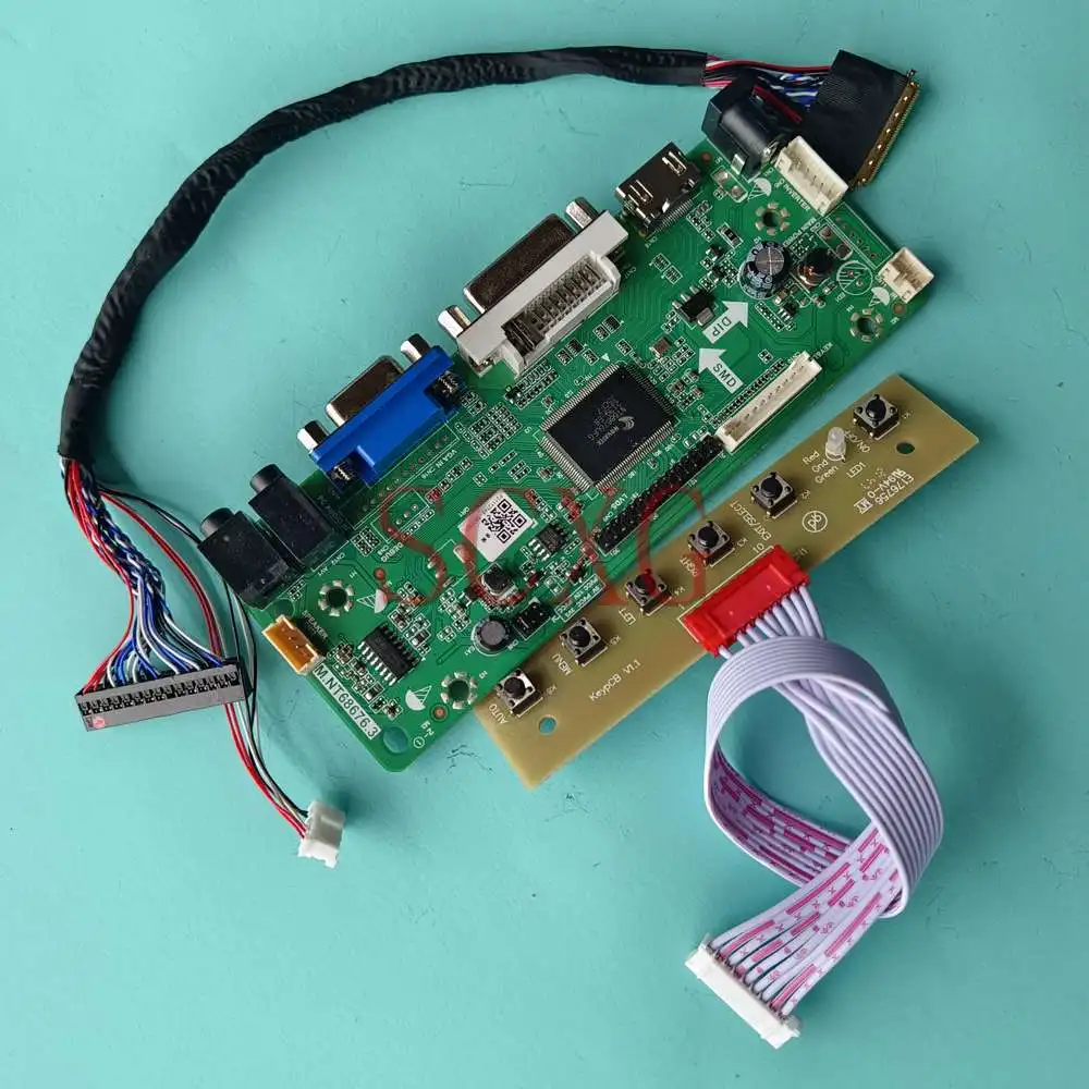 DIY Kit Fit B156XTT01.0 HDMI-Compatible DVI VGA 60Hz LVDS 40 Pin Notebook Panel 1366*768 15.6" Screen LCD Controller Board
DIY Kit Fit B156XTT01.0 HDMI-Compatible DVI VGA 60Hz LVDS 40 Pin Notebook Panel 1366*768 15.6" Screen LCD Controller Board