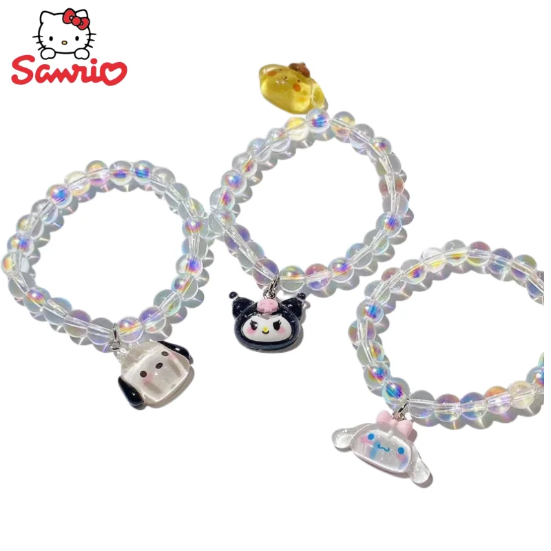 Sanrio series Kuromi Cinnamoroll Pompom Purin my melody anime cartoon peripheral new soft girl cute girlfriends bracelet gift
Sanrio series Kuromi Cinnamoroll Pompom Purin my melody anime cartoon peripheral new soft girl cute girlfriends bracelet gift