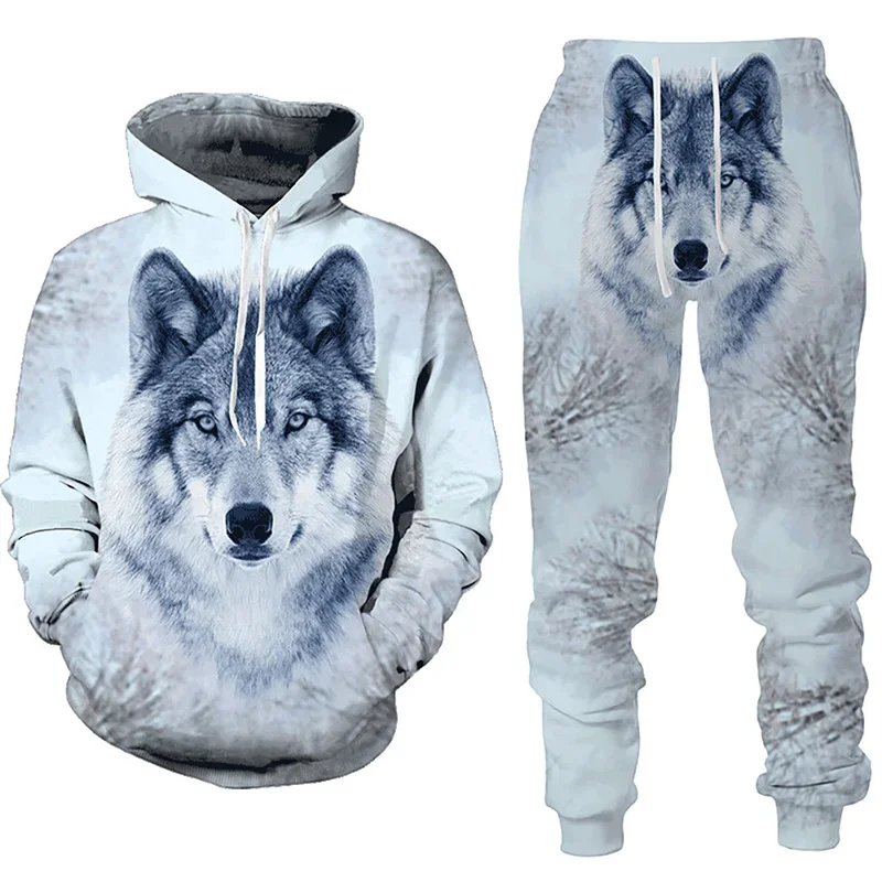 Forest Wolf 3d Print Men's Fashion Hoodie 2021 Spring Autumn Loose Casual Sportswear Men's Top + Pants Two Piece Sportswear 
Forest Wolf 3d Print Men's Fashion Hoodie 2021 Spring Autumn Loose Casual Sportswear Men's Top + Pants Two Piece Sportswear