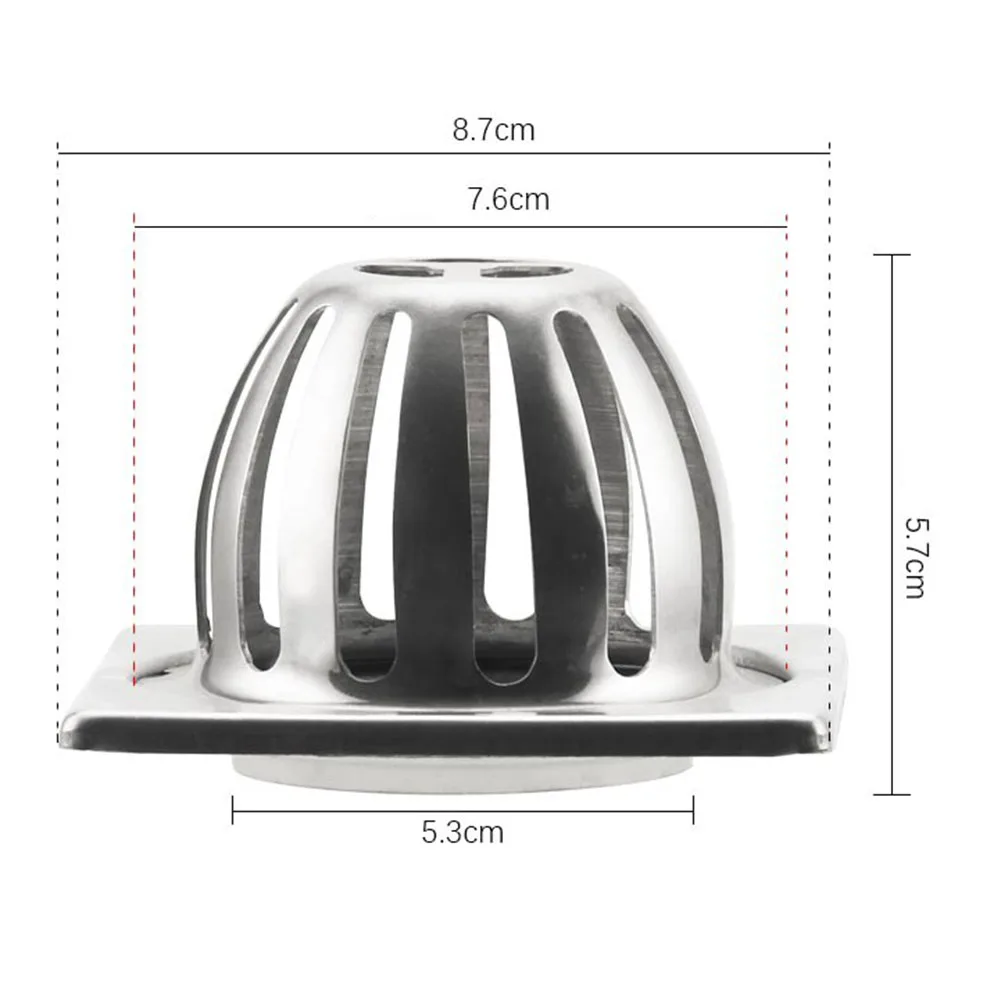 Drainage Drain Balcony Floor Drain Anti Clogging Antirust Durable Rat Prevention Silver Stainless Steel Floors
Drainage Drain Balcony Floor Drain Anti Clogging Antirust Durable Rat Prevention Silver Stainless Steel Floors
