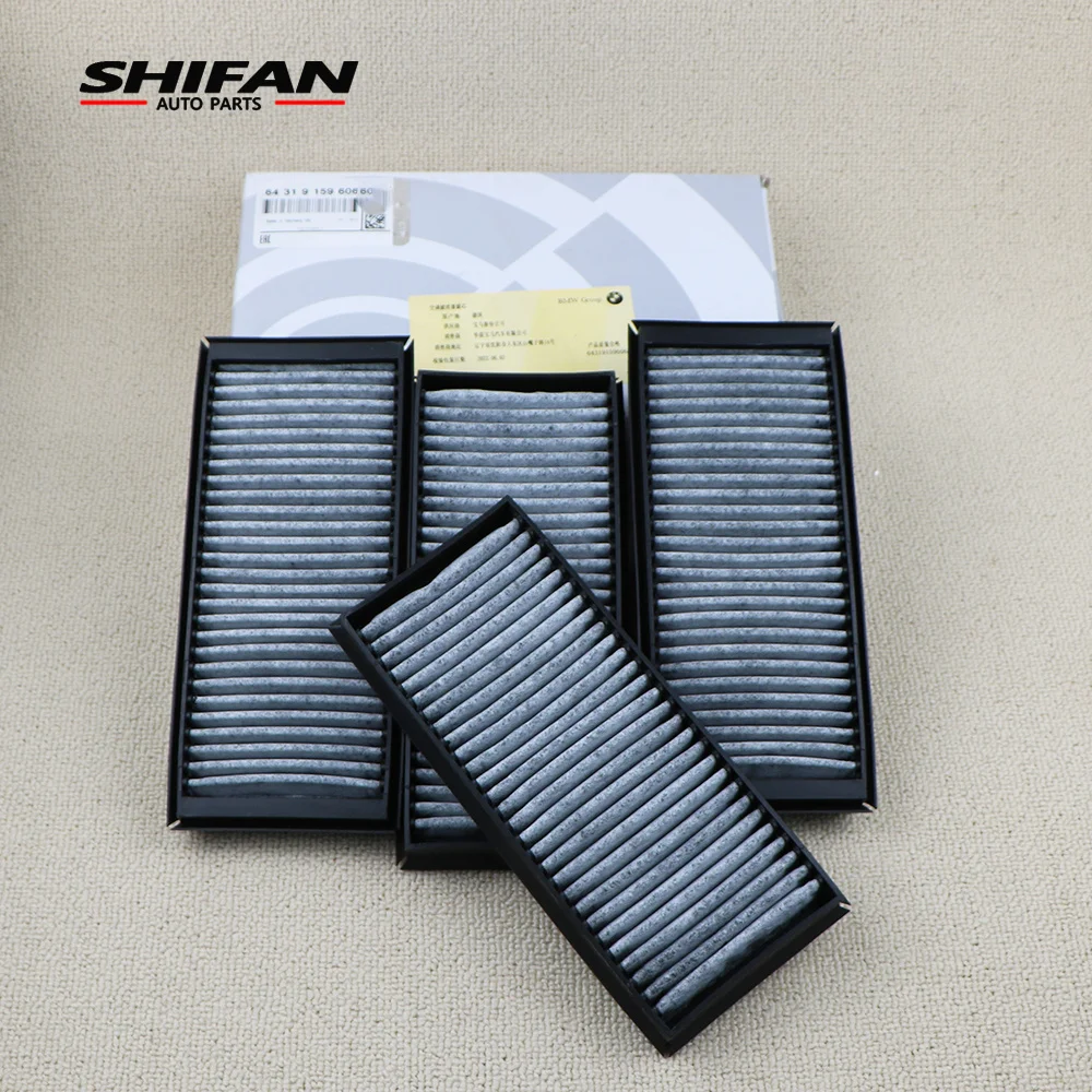 4Pcs 64319159606 Auto Cabin Air Filter Element Active Carbon Suit For BMW M3 4.0 V8 E90 E92 E93 2007-2013 64319159606
4Pcs 64319159606 Auto Cabin Air Filter Element Active Carbon Suit For BMW M3 4.0 V8 E90 E92 E93 2007-2013 64319159606