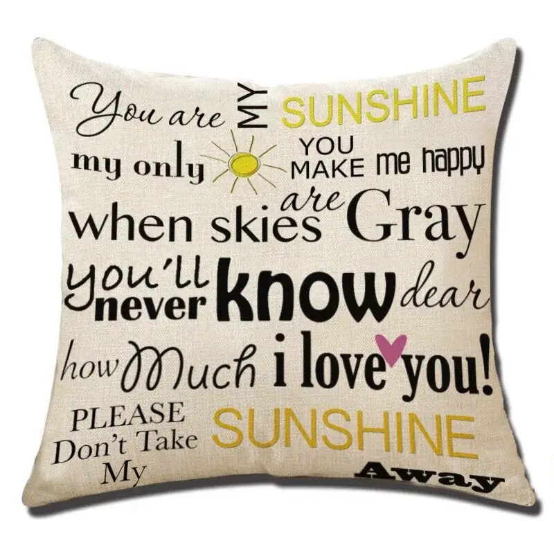 Abstract English Art Cushion Cover 45X45 Velvet Letter Printing Pattern Pillowcase Car Home Decoration Pillow Cover Square J1809
Abstract English Art Cushion Cover 45X45 Velvet Letter Printing Pattern Pillowcase Car Home Decoration Pillow Cover Square J1809