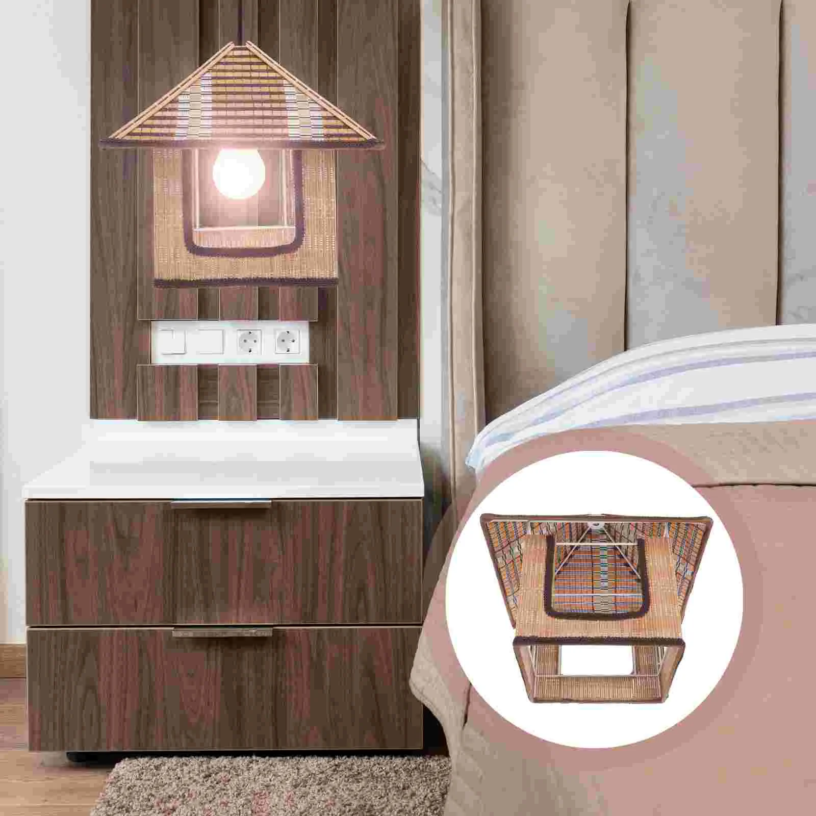 Woven Chandelier Shade Weaving Lamp Shades Pendant Hanging Lampshades Decorative Chandeliers 
Woven Chandelier Shade Weaving Lamp Shades Pendant Hanging Lampshades Decorative Chandeliers