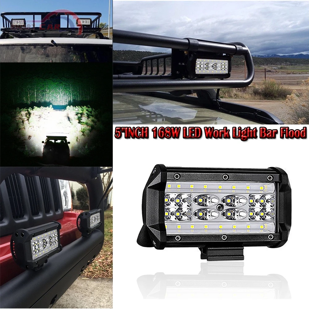 5 Inch 12V 24V LED Bar Offroad Spot Flood Combo LED Light Bar/Work Light for Truck Car SUV 4WD 4x4 Boat ATV Barra LED Headlights
5 Inch 12V 24V LED Bar Offroad Spot Flood Combo LED Light Bar/Work Light for Truck Car SUV 4WD 4x4 Boat ATV Barra LED Headlights