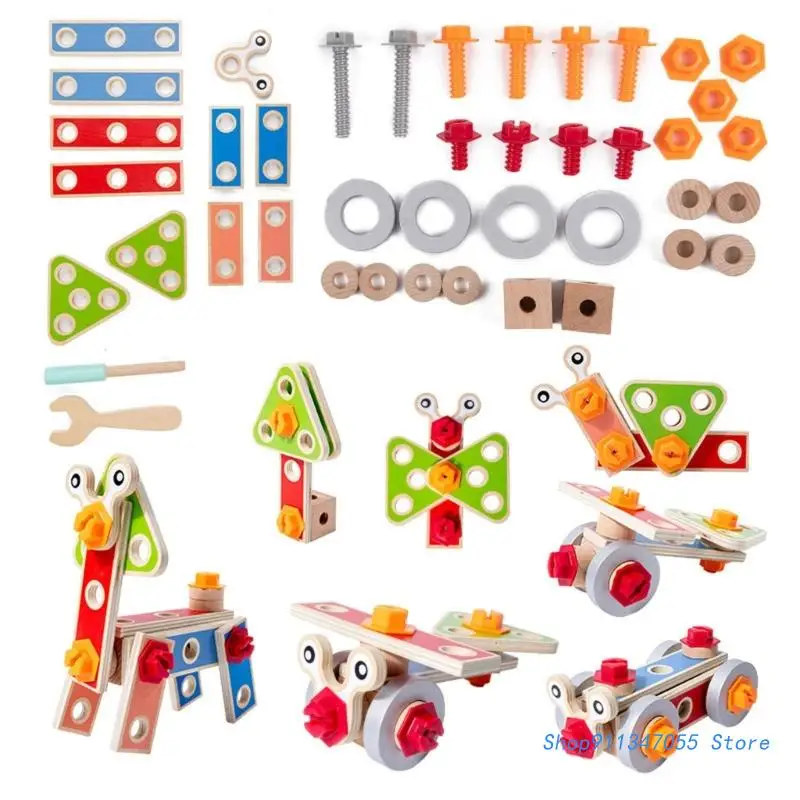 Wooden Nut and Bolt Builder for Kids Approved Educational Learning Toy Drop shipping
Wooden Nut and Bolt Builder for Kids Approved Educational Learning Toy Drop shipping
