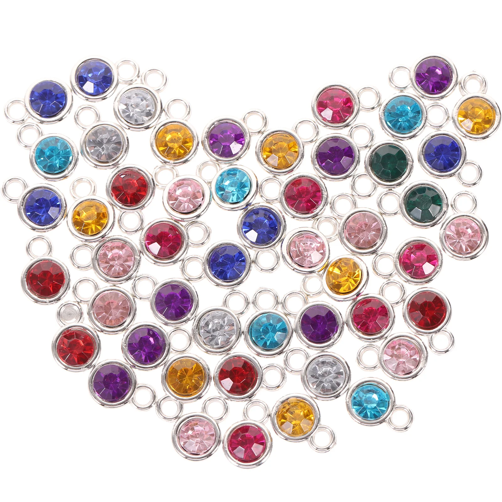 50 Pcs Crafts Diamond Jewelry Gemstone Decor Shaped Pendant Manual Necklace Making Supplies Findings Crafting Alloy DIY Charms
50 Pcs Crafts Diamond Jewelry Gemstone Decor Shaped Pendant Manual Necklace Making Supplies Findings Crafting Alloy DIY Charms
