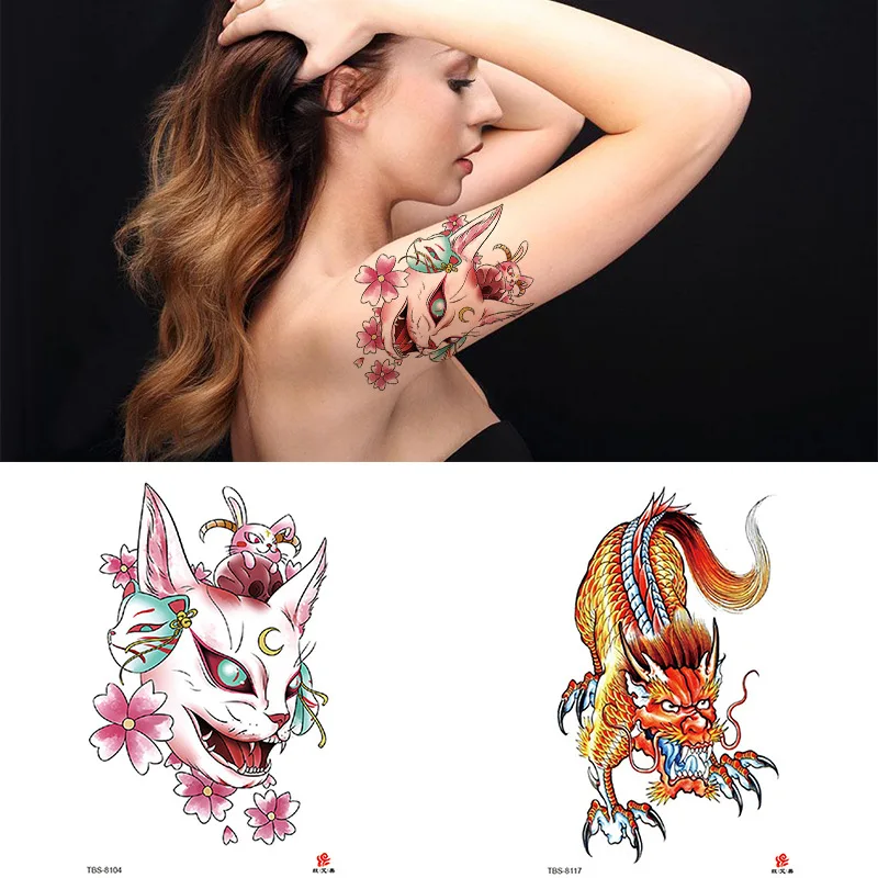 2PcsWaterproof Temporary Tattoo Stickers Phoenix Dragon Wolf Monster Tattoo Stickers Arm Glitter Tattoo Body Art Fake Tattoos
2PcsWaterproof Temporary Tattoo Stickers Phoenix Dragon Wolf Monster Tattoo Stickers Arm Glitter Tattoo Body Art Fake Tattoos