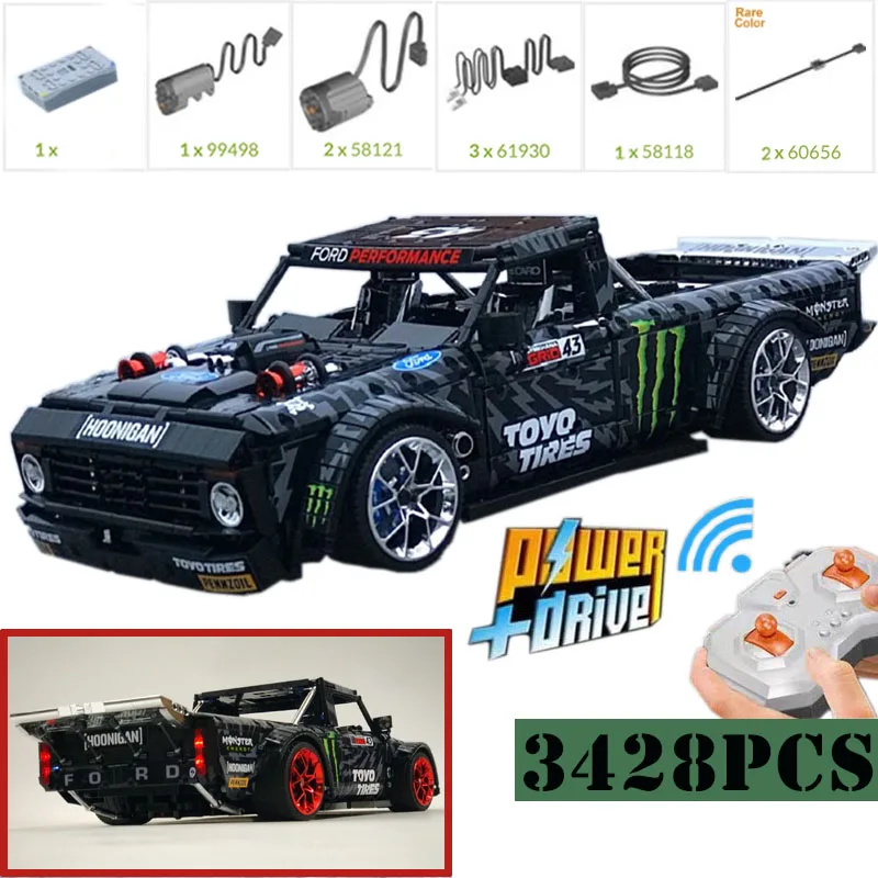 Moc RC Motor Power Mustang Hoonicorn F-150 Highh Super Racing MOC-34316 строительные блоки, кирпичи, игрушки для детей, рождественский подарок
Moc RC Motor Power Mustang Hoonicorn F-150 Highh Super Racing MOC-34316 строительные блоки, кирпичи, игрушки для детей, рождественский подарок