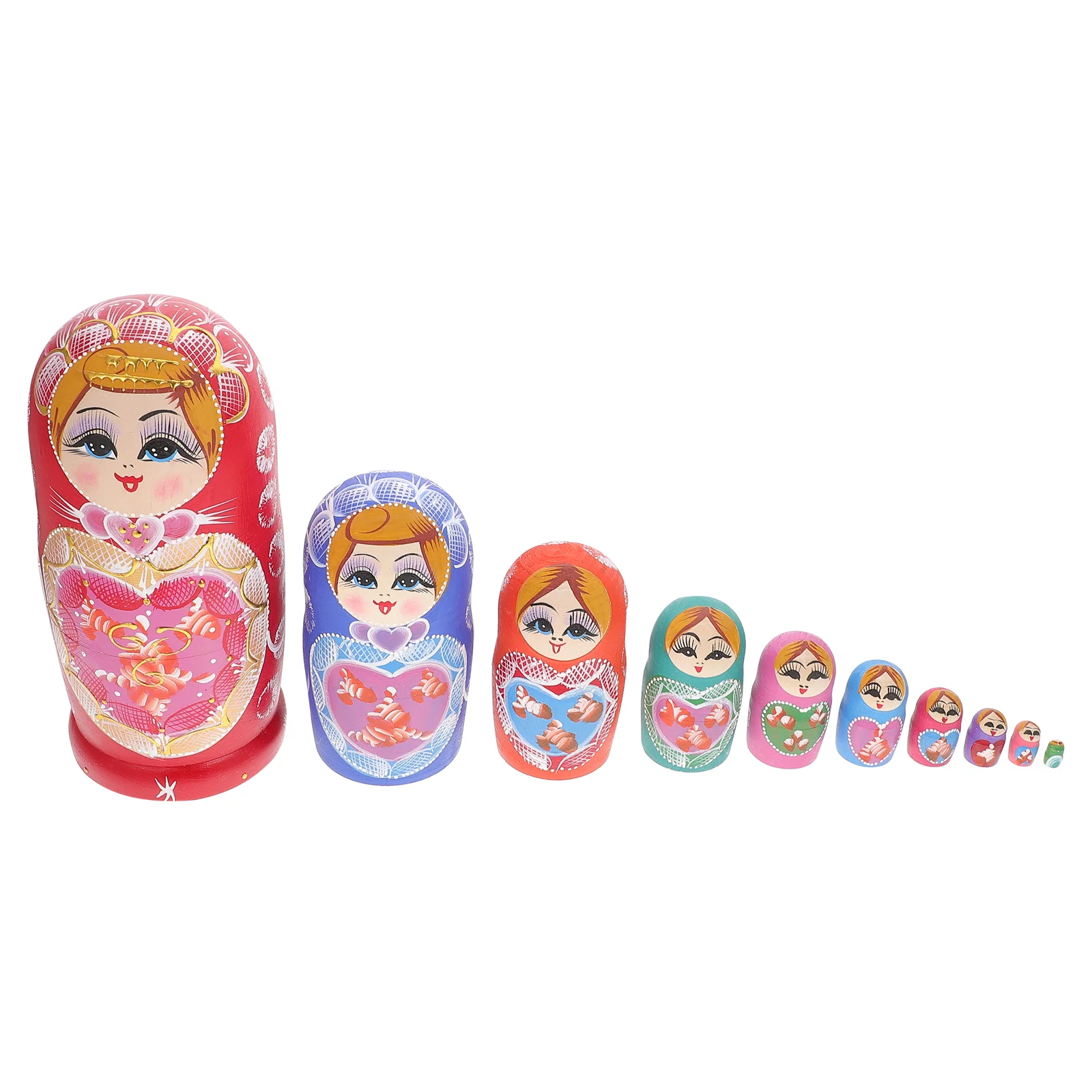 1 Set Russian Nesting Dolls 10 Layers Stacking Nested Dolls Set Unique Toys 
1 Set Russian Nesting Dolls 10 Layers Stacking Nested Dolls Set Unique Toys