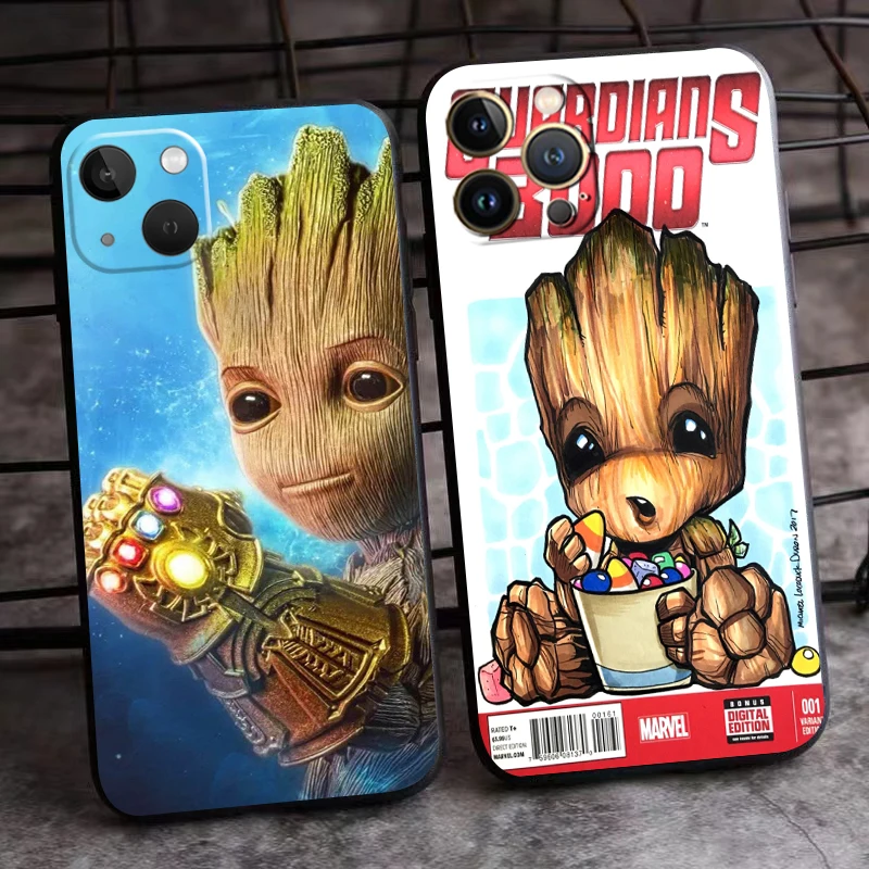 Marvel Groot For iPhone 13 12 11 Pro Max Mini X XR XS Max 6 6S 7 8 Plus Phone Case Black Soft Coque Carcasa Funda
Marvel Groot For iPhone 13 12 11 Pro Max Mini X XR XS Max 6 6S 7 8 Plus Phone Case Black Soft Coque Carcasa Funda