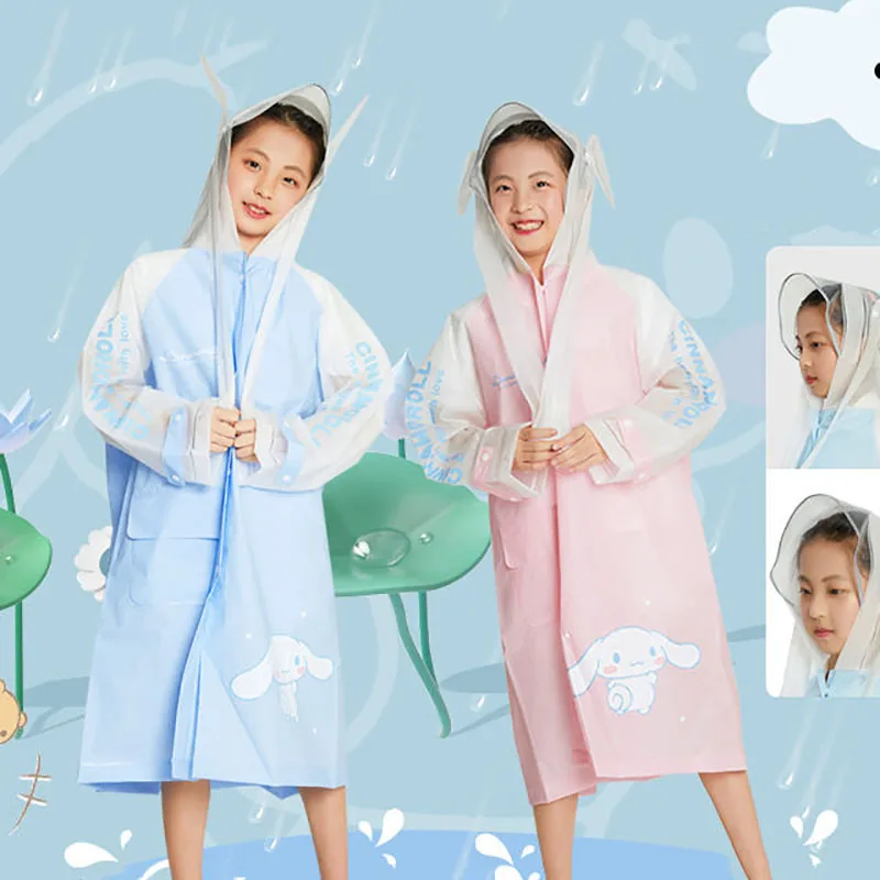 Кавайный дождевик Sanrio Kuromi Pachacco детская мультяшная анимация светоотражающие полосы большая шапка с школьным портфелем дождевик для путешествий
Кавайный дождевик Sanrio Kuromi Pachacco детская мультяшная анимация светоотражающие полосы большая шапка с школьным портфелем дождевик для путешествий