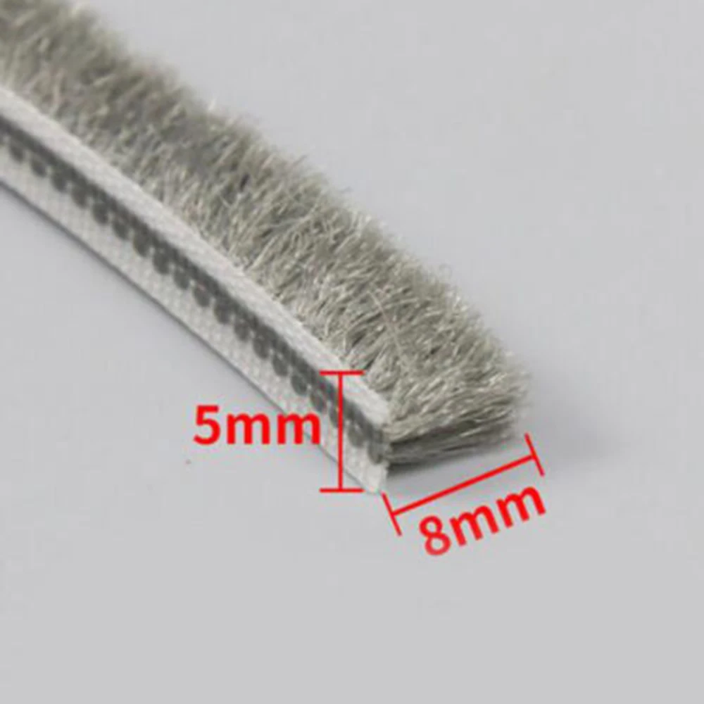 1*Seal Strip(10m) Sliding Door Casement Draught Excluder Brush Pile Seal Strip Weatherstrip 5mm*8mm High Quality
1*Seal Strip(10m) Sliding Door Casement Draught Excluder Brush Pile Seal Strip Weatherstrip 5mm*8mm High Quality