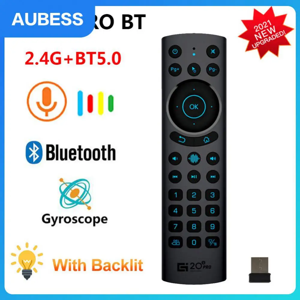 2.4g Remote Control High Sensitive Smooth Voice Remote Control High Quality Smart Voice For Android Tv Box For G20s /bt Plus
2.4g Remote Control High Sensitive Smooth Voice Remote Control High Quality Smart Voice For Android Tv Box For G20s /bt Plus