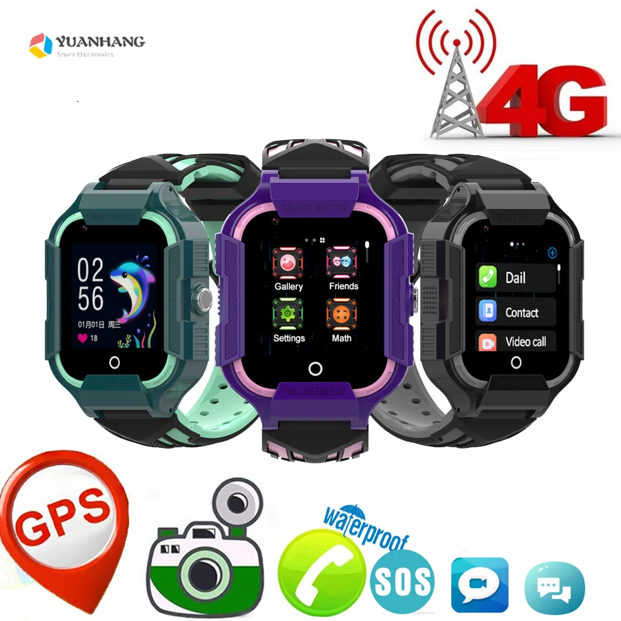 IP67 Waterproof Smart 4G Remote Camera GPS WI-FI Kids Students Smartwatch SOS Video Call Monitor Tracker Location Phone Watch
IP67 Waterproof Smart 4G Remote Camera GPS WI-FI Kids Students Smartwatch SOS Video Call Monitor Tracker Location Phone Watch