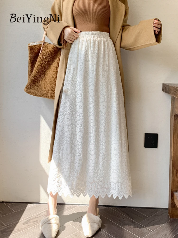 Beiyingni 2023 флисовая Плотная юбка для женщин Винтажная французская облегающая длинная юбка миди с высокой талией женские элегантные кружевные черные трапециевидные юбки
Beiyingni 2023 флисовая Плотная юбка для женщин Винтажная французская облегающая длинная юбка миди с высокой талией женские элегантные кружевные черные трапециевидные юбки