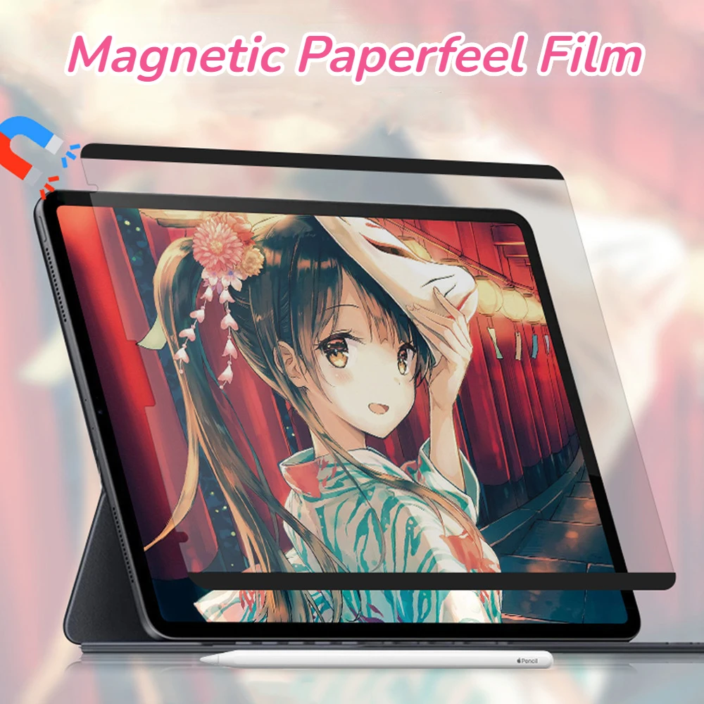 Съемная Магнитная защитная пленка Paperfeel для Apple iPad Pro 11 12,9 iPad Air 4 10,5 10,2 Mini 4 5 6, пленка для планшета
Съемная Магнитная защитная пленка Paperfeel для Apple iPad Pro 11 12,9 iPad Air 4 10,5 10,2 Mini 4 5 6, пленка для планшета