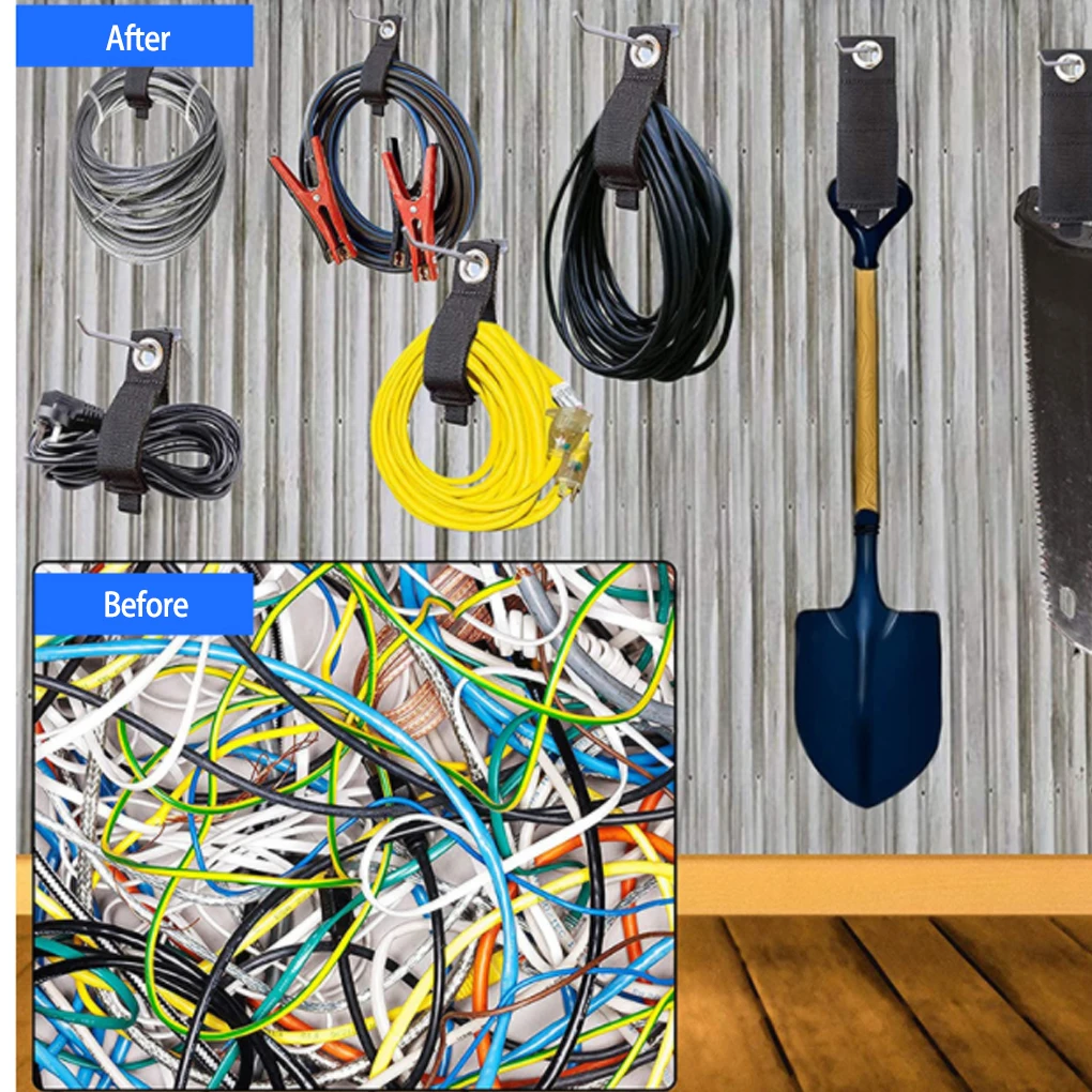 10PCS Extension Cord Holder Organizer Reusable Cable Straps Storage Belt
10PCS Extension Cord Holder Organizer Reusable Cable Straps Storage Belt