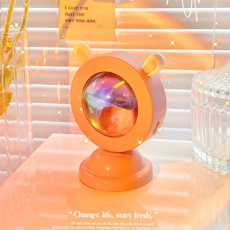 Kawaii Sunset Light Photo prop Desktop Atmosphere Sunset Dawn Light Bedroom Projection Rainbow Table Lamp Decoration Night Light
Kawaii Sunset Light Photo prop Desktop Atmosphere Sunset Dawn Light Bedroom Projection Rainbow Table Lamp Decoration Night Light