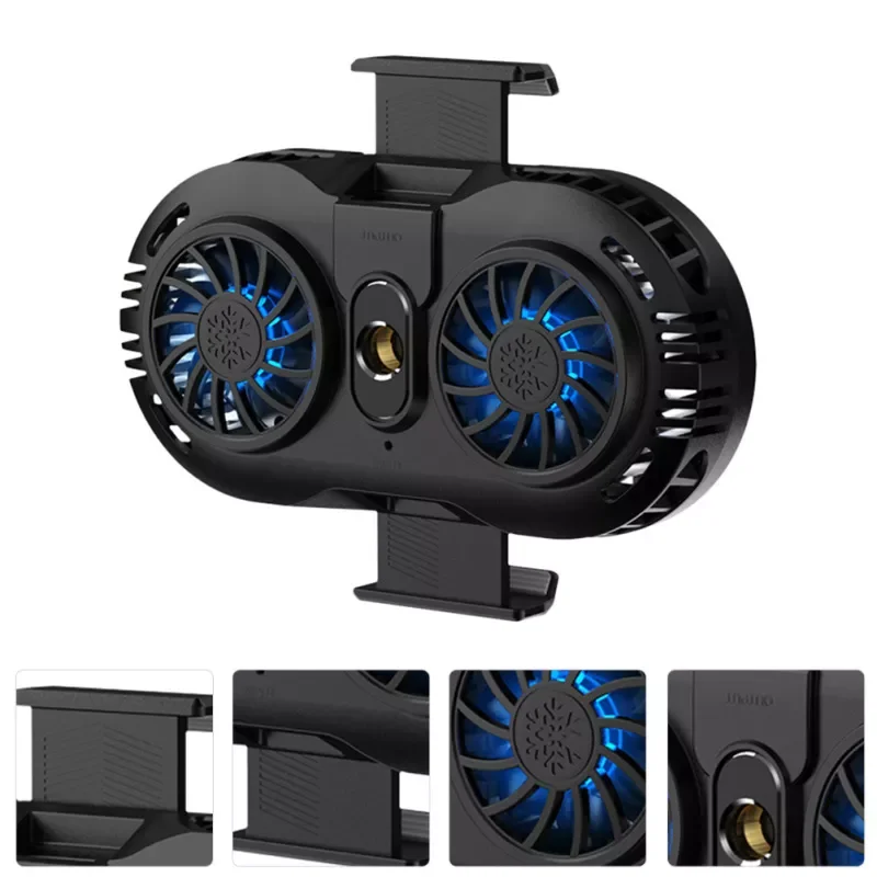 Dual Cooling Chip Universal Mini Mobile Phone Cooling Fan Radiator Turbo Hurricane Game Cooler Cell Phone Cool Heat Sink
Dual Cooling Chip Universal Mini Mobile Phone Cooling Fan Radiator Turbo Hurricane Game Cooler Cell Phone Cool Heat Sink