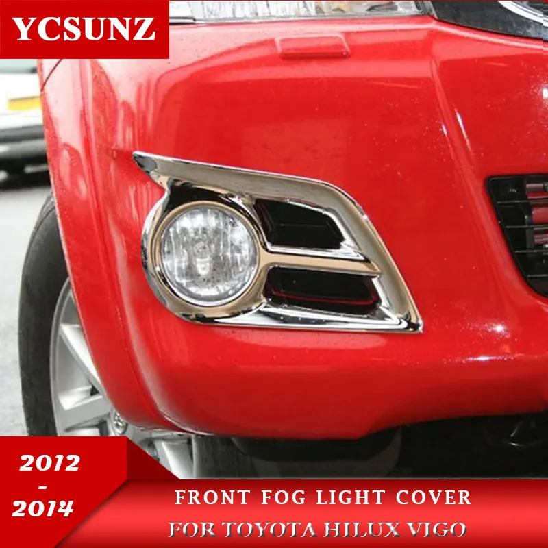 ABS Fog Light Cover For Toyota Hilux Vigo 2012 2013 2014 Chrome Accessories Fog Lamp Hood Parts YCSUNZ
ABS Fog Light Cover For Toyota Hilux Vigo 2012 2013 2014 Chrome Accessories Fog Lamp Hood Parts YCSUNZ
