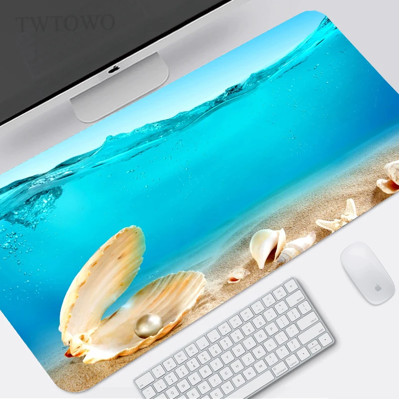 Blue Sky Beach Mouse Pad Gamer XL HD Custom New Mousepad XXL Desk Mats keyboard pad Soft Office Natural Rubber Carpet Mouse Mat
Blue Sky Beach Mouse Pad Gamer XL HD Custom New Mousepad XXL Desk Mats keyboard pad Soft Office Natural Rubber Carpet Mouse Mat