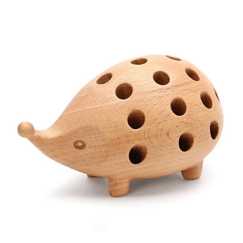 Solid Wood Carving Hedgehog Penholder Is Nordic Home Decoration Art And Craft For Desk Figurines And Children's Gift
Solid Wood Carving Hedgehog Penholder Is Nordic Home Decoration Art And Craft For Desk Figurines And Children's Gift