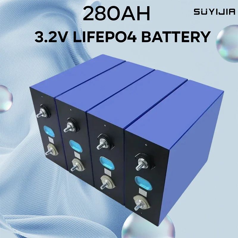 3 2 В 280 Ач Lifepo4 Батарея DIY 12 24 48 Перезаряжаемая батарея для электрического скутера RV