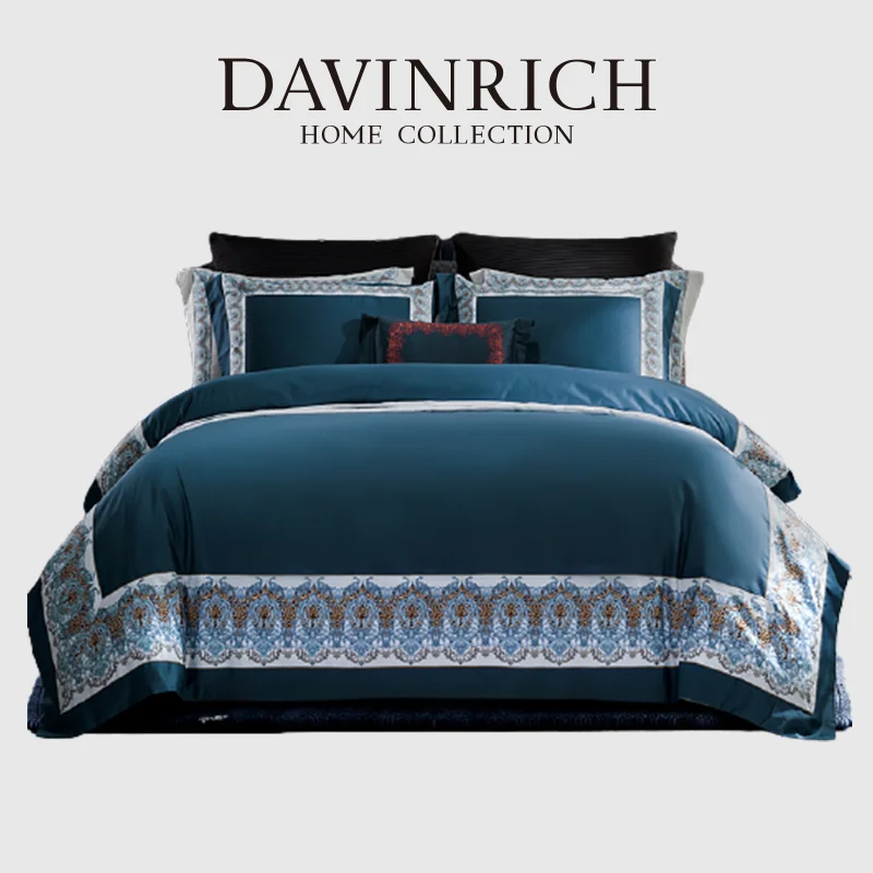 DAVINRICH Baroque Design Duvet Cover Set Luxury Royal Style Comforter Cover Vintage Bohemian Set Ultra Soft 4 Pieces Bedding Set
DAVINRICH Baroque Design Duvet Cover Set Luxury Royal Style Comforter Cover Vintage Bohemian Set Ultra Soft 4 Pieces Bedding Set