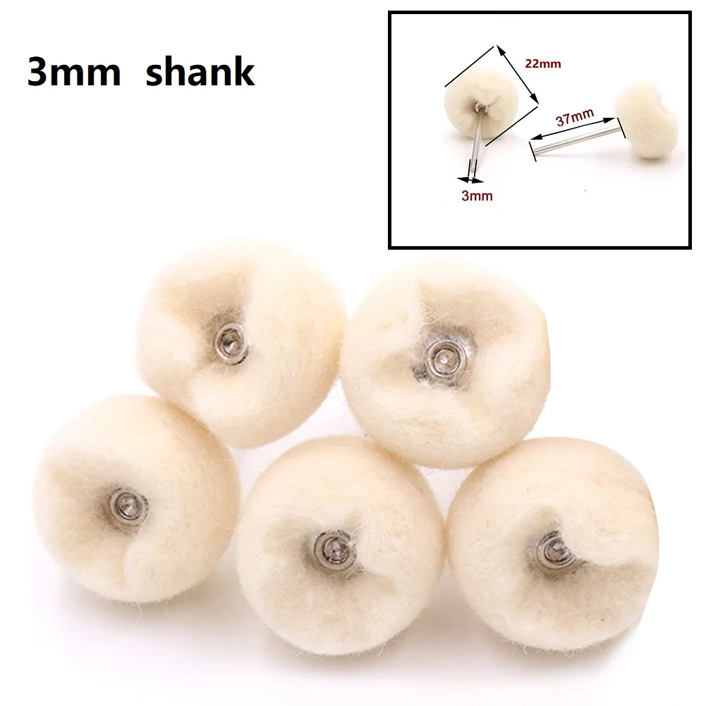 5pcs 3mm Shank Wool Polishing Wheel Brush Burrs Rust Removal Buffing Felt Brush For Wood Nuclear Ade Carving
5pcs 3mm Shank Wool Polishing Wheel Brush Burrs Rust Removal Buffing Felt Brush For Wood Nuclear Ade Carving