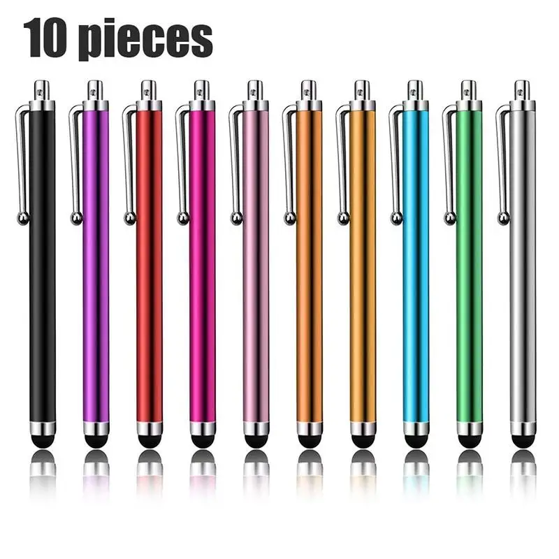10Pcs Capacitive Ten Stylus Digital Touch-screen Pen Compatible For Ipad Iphone Tablet Smartphone Accessories Mixed Color 
10Pcs Capacitive Ten Stylus Digital Touch-screen Pen Compatible For Ipad Iphone Tablet Smartphone Accessories Mixed Color