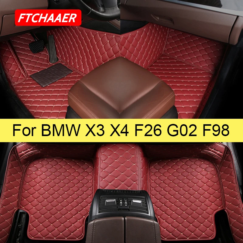 Автомобильные коврики FTCHAAER для BMW X3, X4, F25, E83, G01, F97, F26, G02, аксессуары для ног, авто 
Автомобильные коврики FTCHAAER для BMW X3, X4, F25, E83, G01, F97, F26, G02, аксессуары для ног, авто