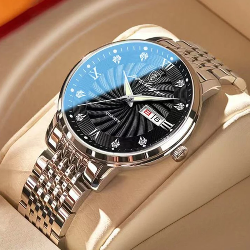 2022 New Top Brand Luxury Mens Watches Luminous Waterproof Stainless Steel Watch Quartz Men Date Calendar Business Wristwatch
2022 New Top Brand Luxury Mens Watches Luminous Waterproof Stainless Steel Watch Quartz Men Date Calendar Business Wristwatch
