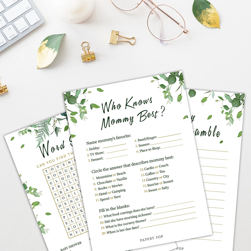 10Pcs Kids Green Hawaii Kids Baby Shower Party Paper Invitations Cards Questions and Answers Game Cards Birthday Party Decors
10Pcs Kids Green Hawaii Kids Baby Shower Party Paper Invitations Cards Questions and Answers Game Cards Birthday Party Decors